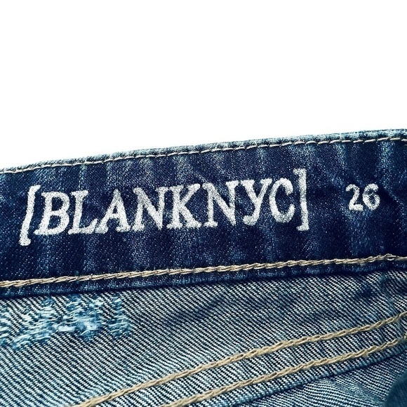 Blank NYC Jean Shorts “I Know You Want Me” Denim Size 26 = 4 nyc Cutoffs New - Picture 5 of 10